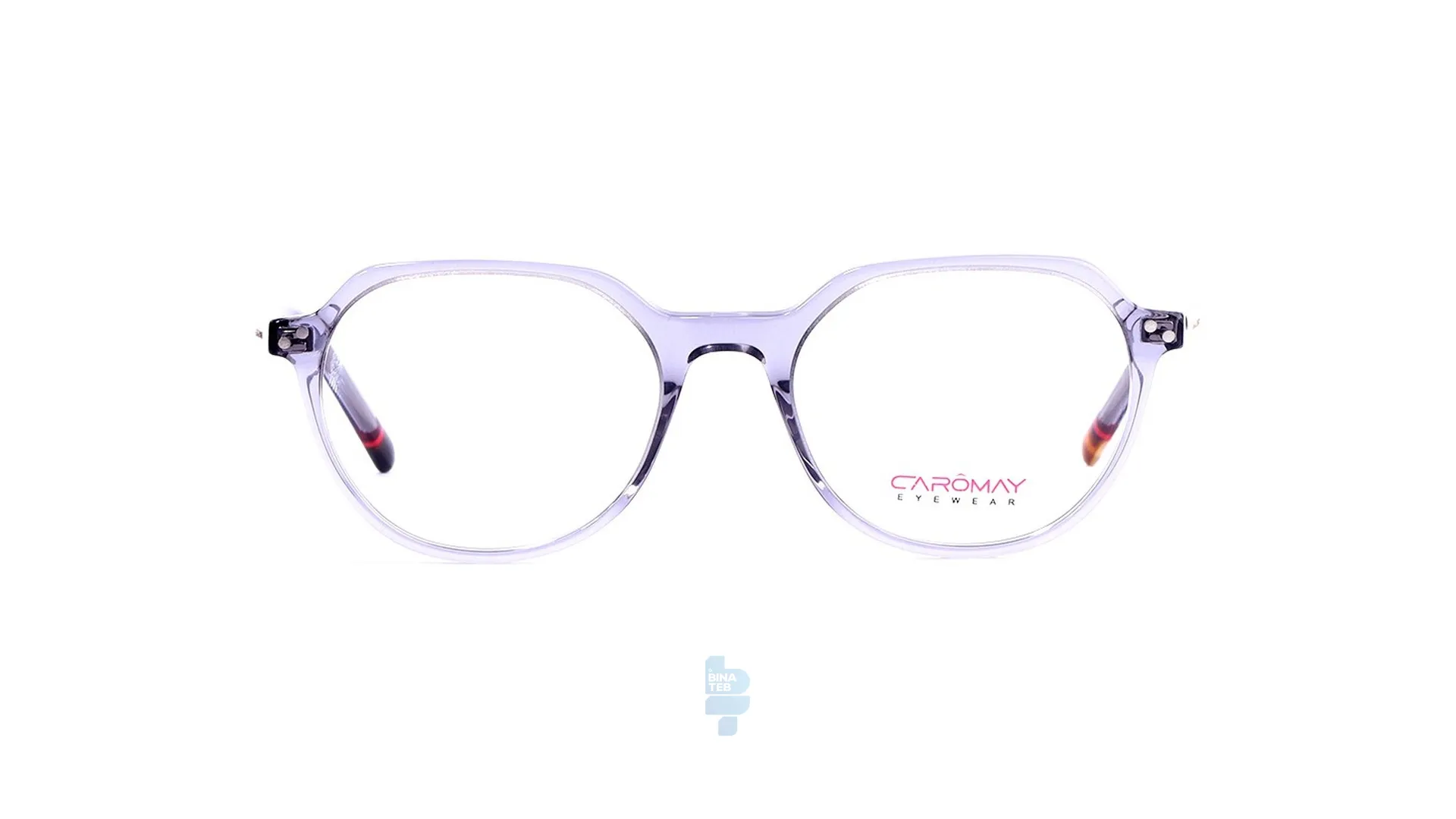 فریم عینک طبی Caromay بچه گانه با شکل گرد به رنگ نوک مدادی و کد C-12638W
