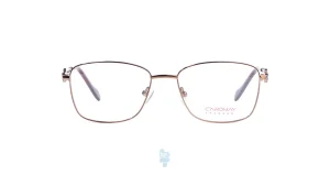 فریم عینک طبی Caromay زنانه با شکل مستطیل به رنگ قهوه ای و کد C-M21003F