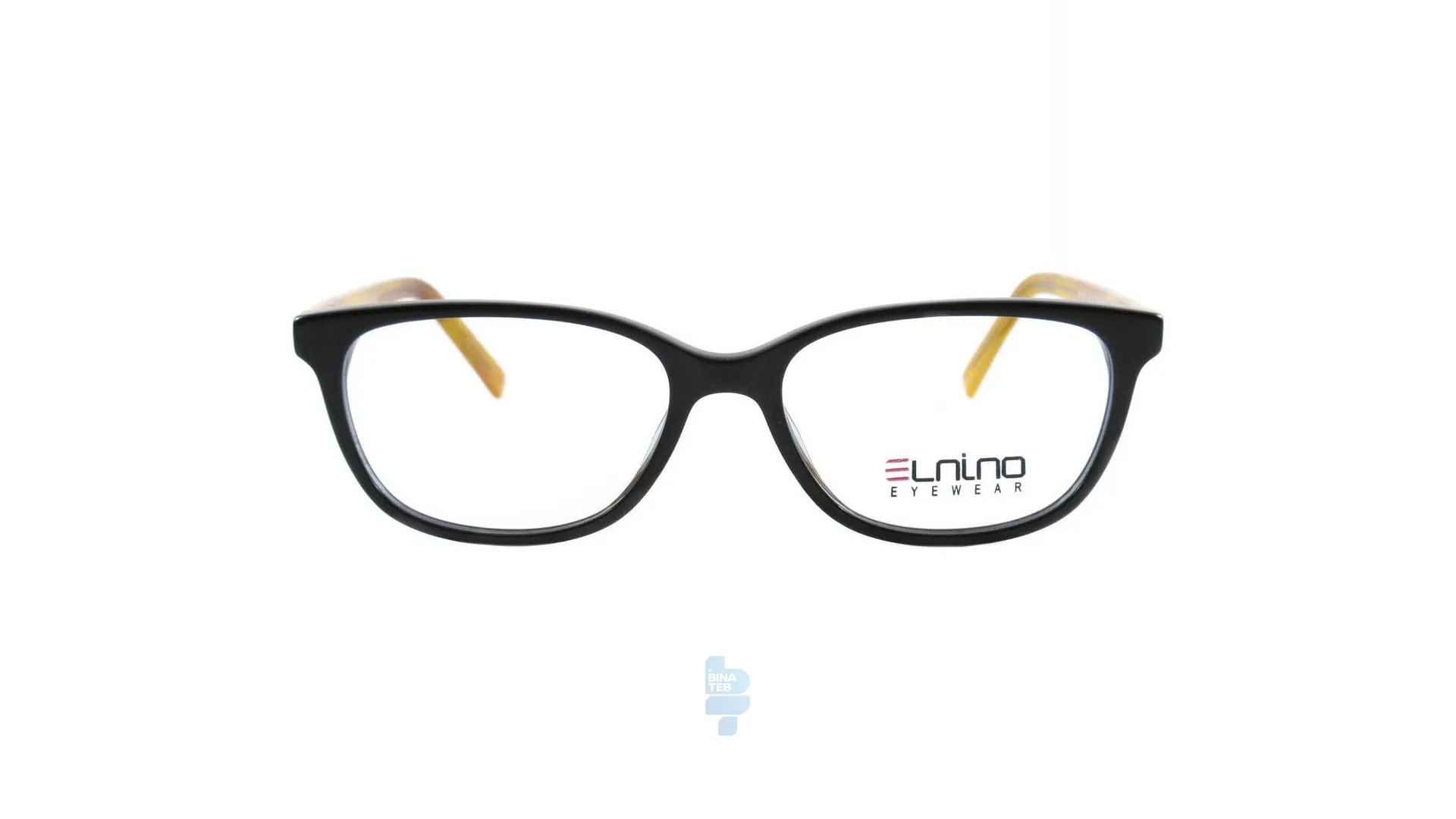 فریم عینک طبی Elnino بچه گانه با شکل مستطیل به رنگ قهوه ای و کد E-14320