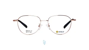 فریم عینک طبی STILO زنانه با شکل گرد به رنگ طلایی و کد ST-016