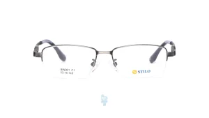 فریم عینک طبی STILO مردانه با شکل مستطیل به رنگ نوک مدادی و کد ST-001