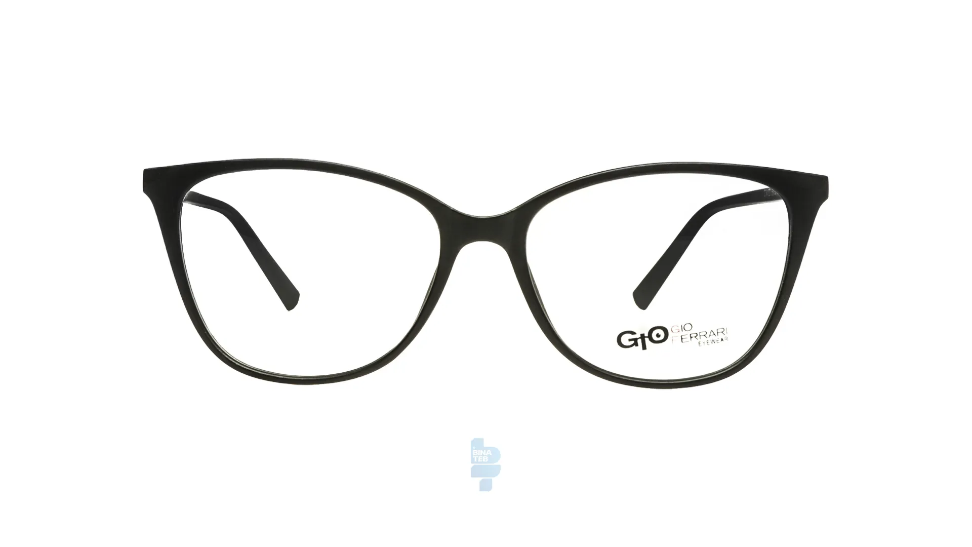 10948-1 فریم عینک طبی Gioferrari زنانه با شکل گوشه دار به رنگ مشکی و کد G-K2340D