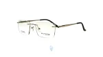 فریم عینک طبی Sun fire مردانه با شکل مستطیل به رنگ طلایی و کد SF-9525