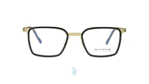فریم عینک طبی Sun fire مردانه با شکل مستطیل به رنگ مشکی و کد SF-ARLT9602