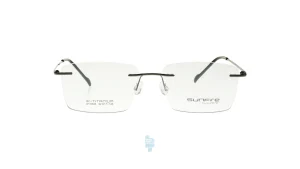 فریم عینک طبی Sun fire مردانه با شکل مستطیل به رنگ نوک مدادی و کد SF-9393