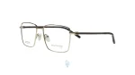 فریم عینک طبی Sun fire مردانه با شکل مستطیل به رنگ طلایی و کد SF-9530
