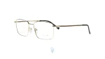 فریم عینک طبی Sun fire مردانه با شکل مستطیل به رنگ طلایی و کد SF-9526/2