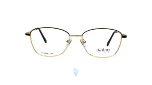 فریم عینک طبی Elnino زنانه با شکل گوشه دار به رنگ مشکی و کد E-3906