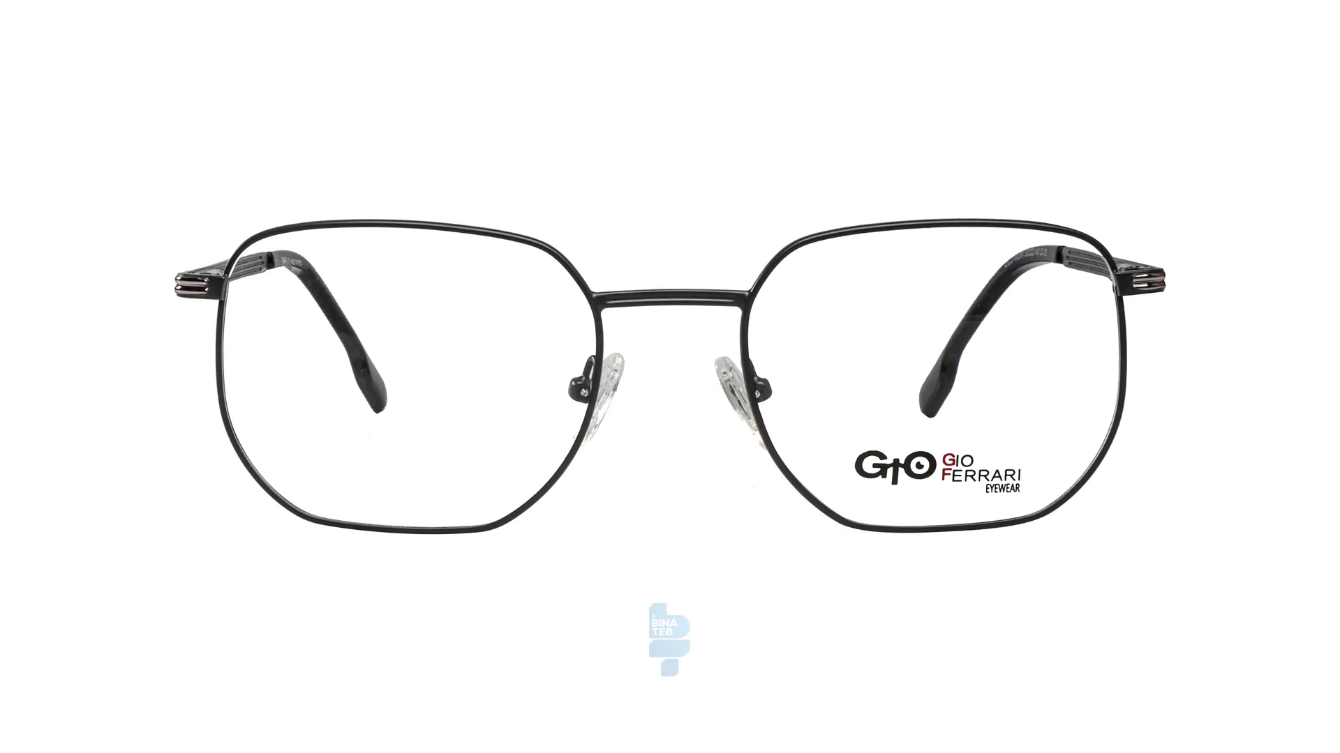 11460-1 فریم عینک طبی Gioferrari مردانه با شکل مستطیل به رنگ نوک مدادی و کد G-OLD1633M