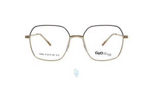فریم عینک طبی Gioferrari مردانه با شکل چند ضلعی به رنگ طلایی و کد G-IP12084