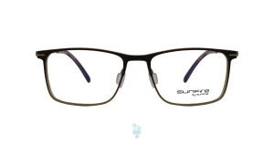 فریم عینک طبی Sun fire مردانه با شکل مستطیل به رنگ قهوه ای و کد SF-ARLT5967
