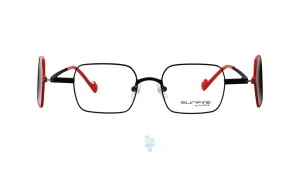 فریم عینک طبی Sun fire بچه گانه با شکل مستطیل به رنگ قرمز و کد SF-76888K