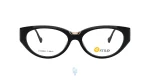 فریم عینک طبی STILO زنانه با شکل گوشه دار به رنگ مشکی و کد ST-YHX8162