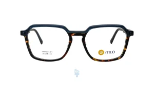 فریم عینک طبی STILO مردانه با شکل چند ضلعی به رنگ سبز و کد ST-YHP8023