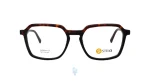 فریم عینک طبی STILO مردانه با شکل چند ضلعی به رنگ قهوه ای و کد ST-YHP8023