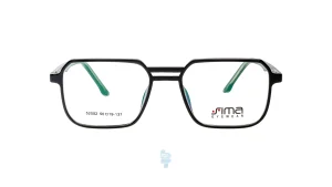 فریم عینک طبی Simaa مردانه با شکل چند ضلعی به رنگ مشکی و کد S-52002