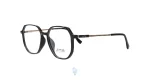 فریم عینک طبی Simaa مردانه با شکل چند ضلعی به رنگ مشکی و کد S-6073