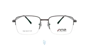 فریم عینک طبی Simaa مردانه با شکل مستطیل به رنگ نوک مدادی و کد S-7604