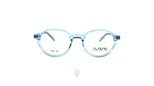 فریم عینک طبی Elnino بچه گانه با شکل گرد به رنگ آبی و کد E-2107