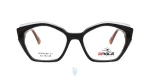 فریم عینک طبی Eagle زنانه با شکل چند ضلعی به رنگ مشکی و کد EG-BAF4006