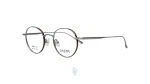 فریم عینک طبی Sun fire مردانه با شکل گرد به رنگ نقره ای و کد SF-26062