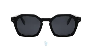 فریم عینک آفتابی Gioferrari مردانه با شکل چند ضلعی به رنگ مشکی و کد G-SS74138/S