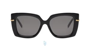 فریم عینک آفتابی TIFFANI&CO زنانه با شکل گوشه دار به رنگ مشکی و کد TF-4199