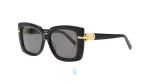 فریم عینک آفتابی TIFFANI&CO زنانه با شکل گوشه دار به رنگ مشکی و کد TF-4199