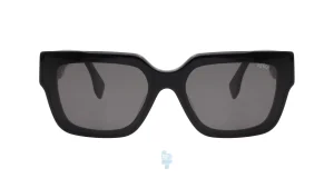 فریم عینک آفتابی FENDI زنانه با شکل مستطیل به رنگ مشکی و کد FD-4098