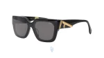فریم عینک آفتابی FENDI زنانه با شکل مستطیل به رنگ مشکی و کد FD-4098