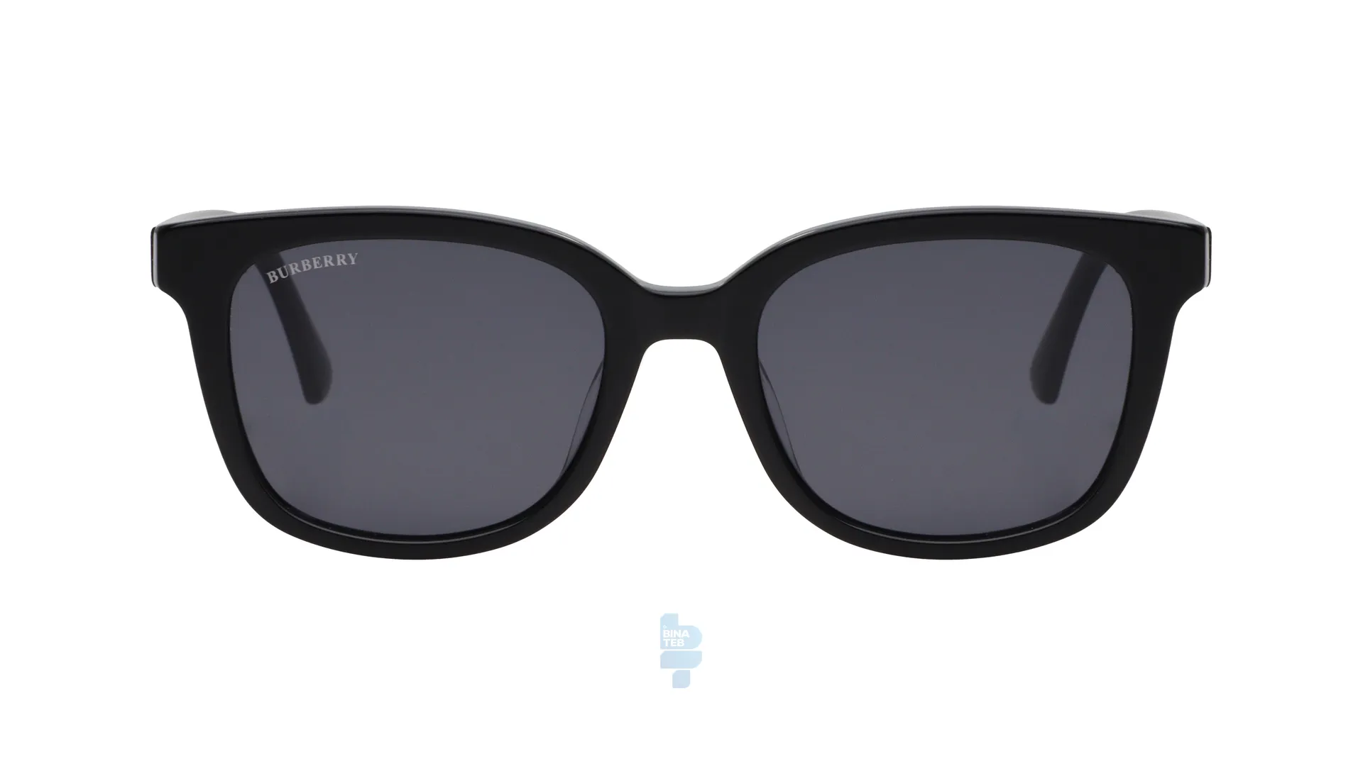 فریم عینک آفتابی BURBERRY زنانه با شکل مستطیل به رنگ مشکی و کد BE-6017