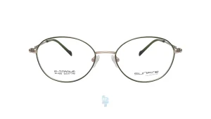 فریم عینک طبی Sun fire زنانه با شکل گرد به رنگ سبز و کد SF-1052