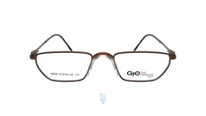 فریم عینک طبی Gioferrari زنانه با شکل مستطیل به رنگ قهوه ای و کد G-12339