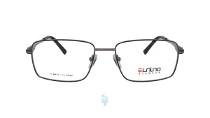 فریم عینک طبی Elnino مردانه با شکل مستطیل به رنگ نوک مدادی و کد E-8021