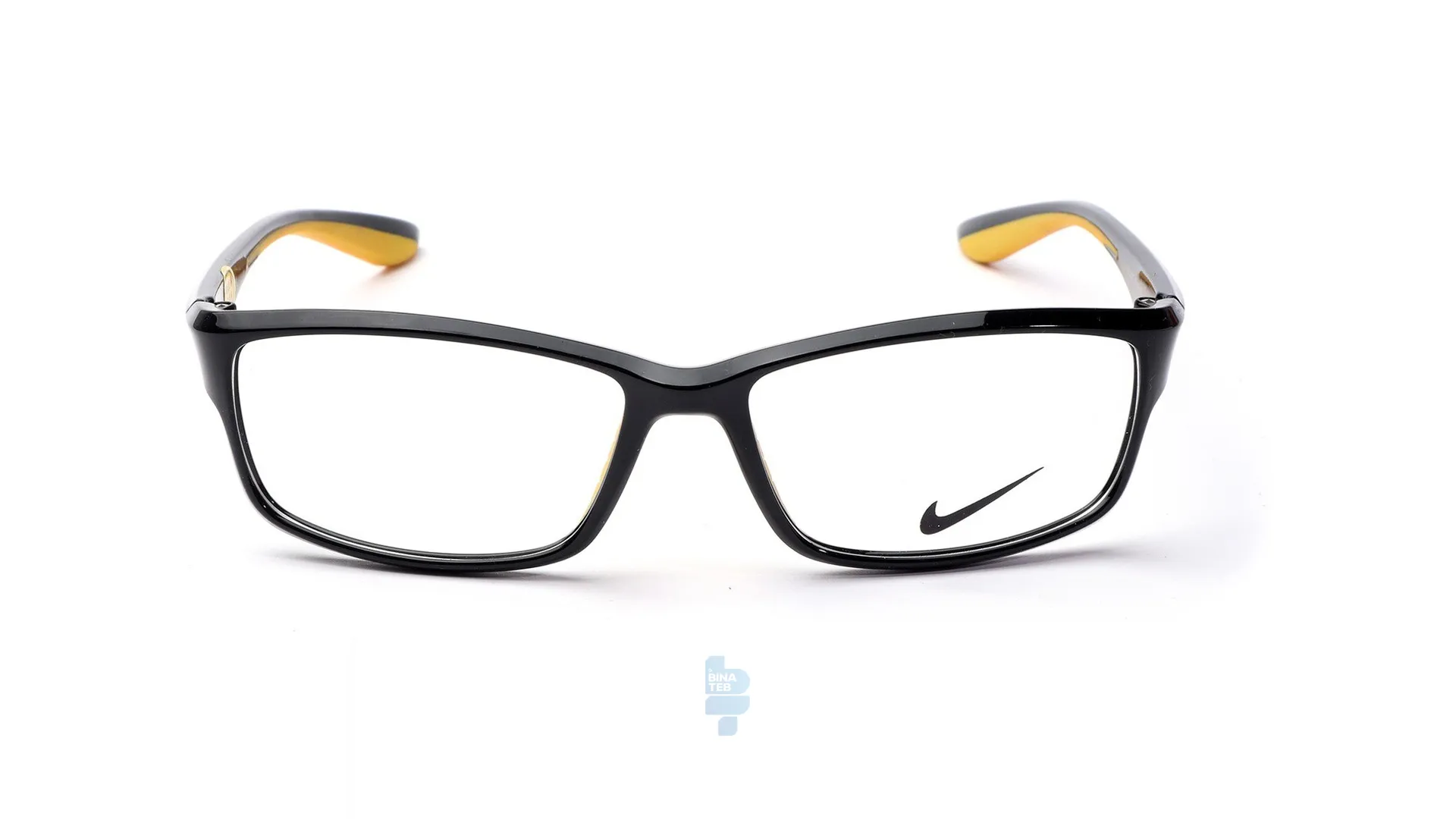 فریم عینک طبی NIKE مردانه با شکل مستطیل به رنگ مشکی و کد L-010