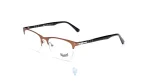 فریم عینک طبی PERSOL مردانه با شکل مستطیل به رنگ قهوه ای و کد PER-4196A