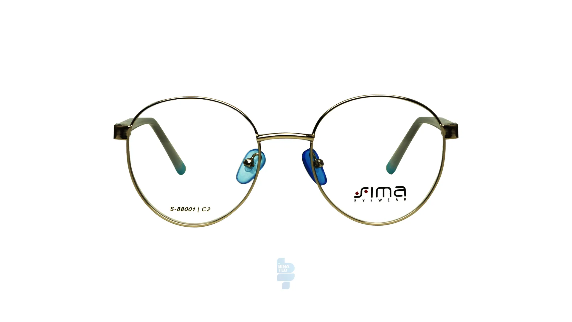 فریم عینک طبی Simaa زنانه با شکل گرد به رنگ نقره ای و کد S-88001