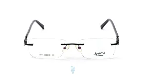 فریم عینک طبی SPARCO مردانه, زنانه با شکل مستطیل به رنگ مشکی و کد L-7011