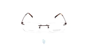 فریم عینک طبی Z-charment مردانه با شکل مستطیل به رنگ قهوه ای و کد Z-L-CH10959