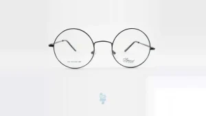 فریم عینک طبی SMART مردانه با شکل گرد به رنگ نوک مدادی و کد L-002