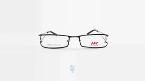 فریم عینک طبی HR زنانه با شکل مستطیل به رنگ مشکی و کد L-HR004