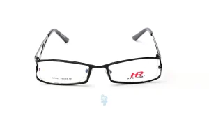 فریم عینک طبی HR زنانه با شکل مستطیل به رنگ مشکی و کد L-HR022
