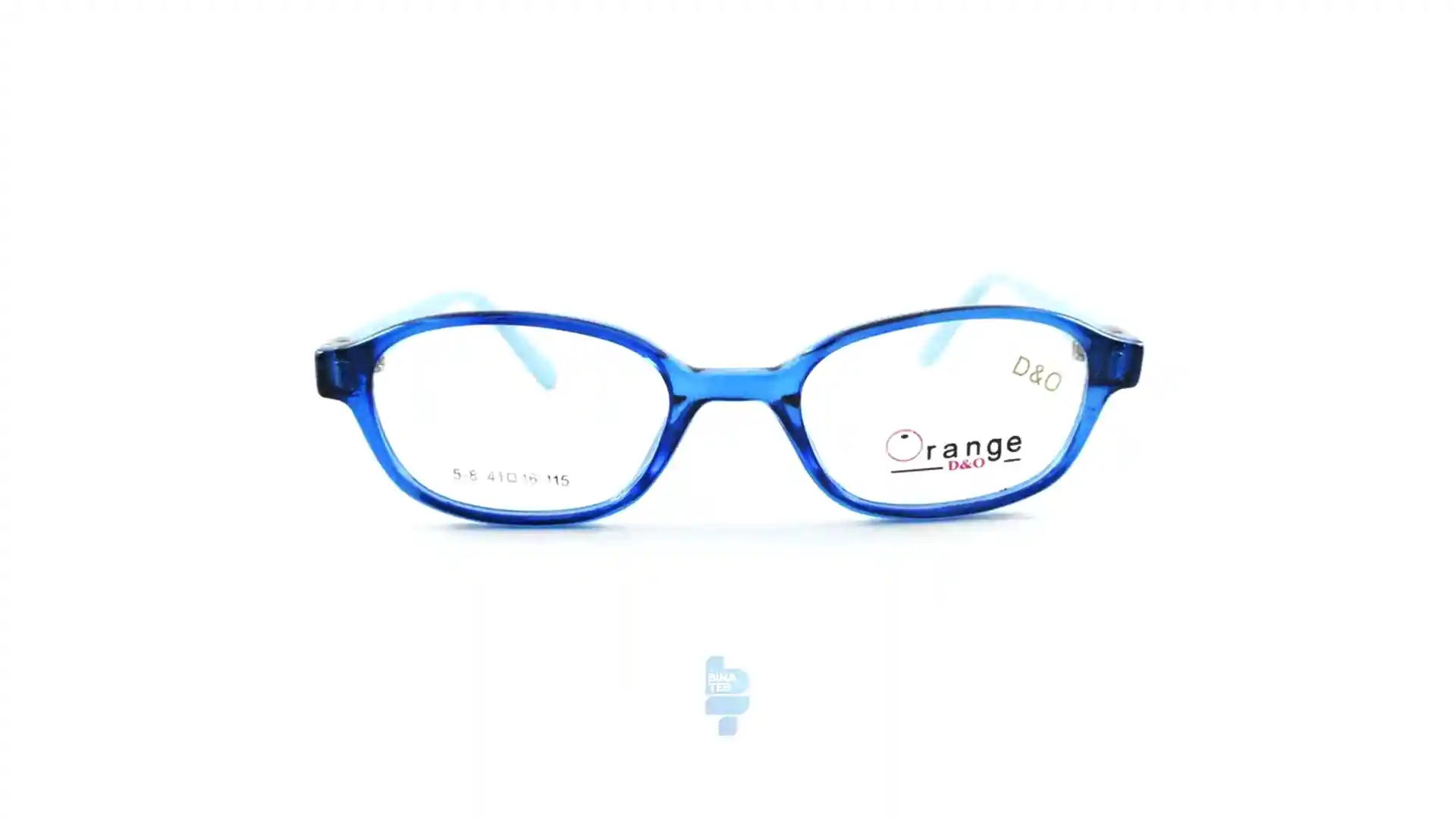فریم عینک طبی ORANGE بچه گانه با شکل مستطیل به رنگ آبی و کد L-5-8