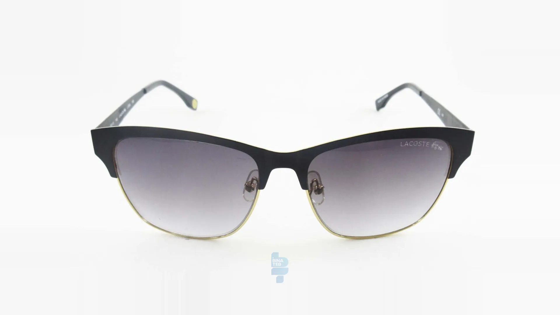 فریم عینک آفتابی LACOSTE مردانه با شکل مستطیل به رنگ مشکی و کد LA-160sl