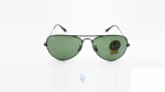 فریم عینک آفتابی RAYBAN مردانه با شکل تخم مرغی به رنگ مشکی و کد RB-3025L