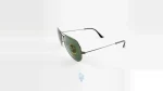 فریم عینک آفتابی RAYBAN مردانه با شکل تخم مرغی به رنگ نوک مدادی و کد RB-3025L