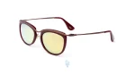 فریم عینک آفتابی PERSOL زنانه با شکل گوشه دار به رنگ زرشکی و کد PER-3082-S