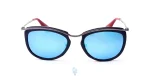 فریم عینک آفتابی PERSOL زنانه با شکل گوشه دار به رنگ آبی و کد PER-3082-S