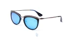 فریم عینک آفتابی PERSOL زنانه با شکل گوشه دار به رنگ آبی و کد PER-3082-S