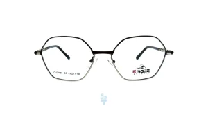 فریم عینک طبی Eagle مردانه با شکل چند ضلعی به رنگ قهوه ای و کد EG-OLD7188
